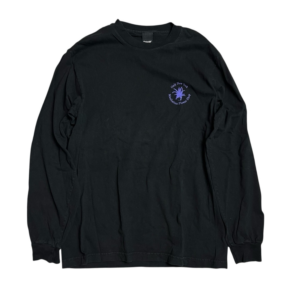 ONLY NY Manhattan Flower Shop Black Long Sleeve Streetwear Men’s Size Medium